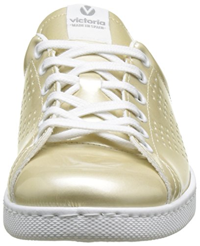 Victoria Deportivas de Charol, Zapatillas Bajas de Mujer, Dorado (Or (Oro)), 37