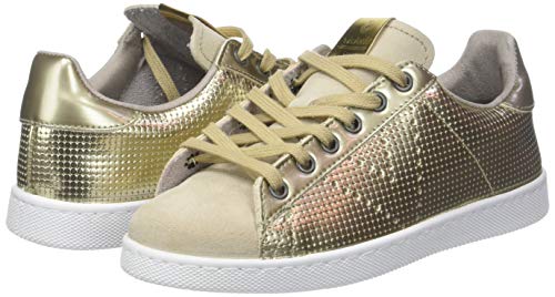 Victoria Deportivo Metalizado Placa, Zapatillas para Mujer, Dorado (Oro 51), 42 EU