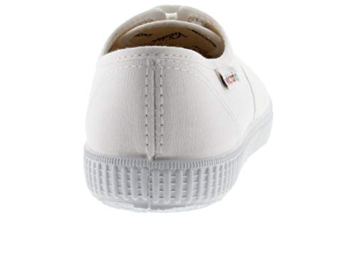 victoria Plano VICTORIA 1915 Inglesa Lona 106613-MEN para Unisex-Adulto Blanco 42