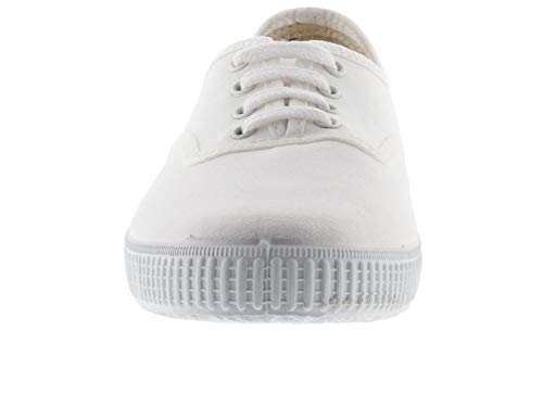 victoria Plano VICTORIA 1915 Inglesa Lona 106613-MEN para Unisex-Adulto Blanco 42