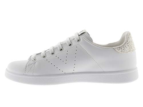 victoria Plano VICTORIA Tenis Piel 1125104-WOMEN para Mujer Blanco 40