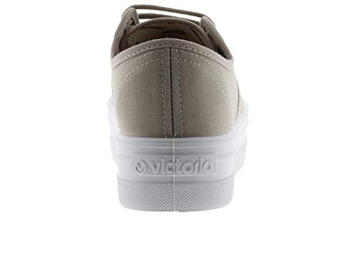 victoria Plataforma VICTORIA Barcelona Lona 109200-WOMEN para Mujer Beige 34