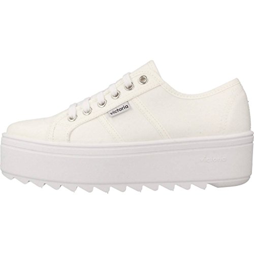 Victoria Sierra Lona, Zapatillas Unisex Adulto, Blanco (Blanco 20), 40 EU