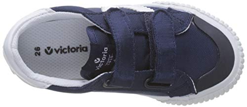 Victoria Tribu Velcros Nylon, Zapatillas Unisex niños, Azul (Marino 30), 31 EU