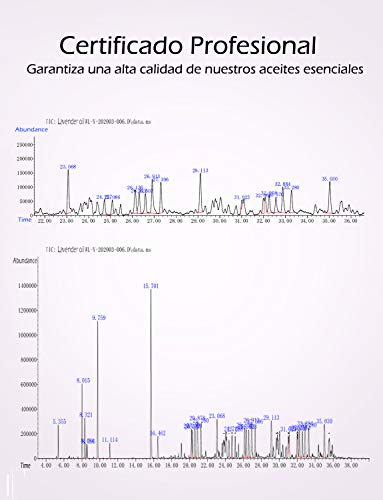 VicTsing Aceites Esenciales para Humidificador,100% Pure Natural,Perfume de Aromaterapia, 6*10ml-Naranja Dulce, Lavanda, Arbol de Té, Hierba de Limón, Eucalipto y Menta,etc. (6)