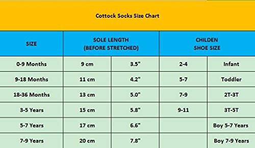 Wobon 12 Pares de Calcetines Antideslizantes para Niños Pequeños Algodón Lindo con Puños, Calcetines Antideslizantes para Bebés (12 pares de avión y coche, 1-3 años)