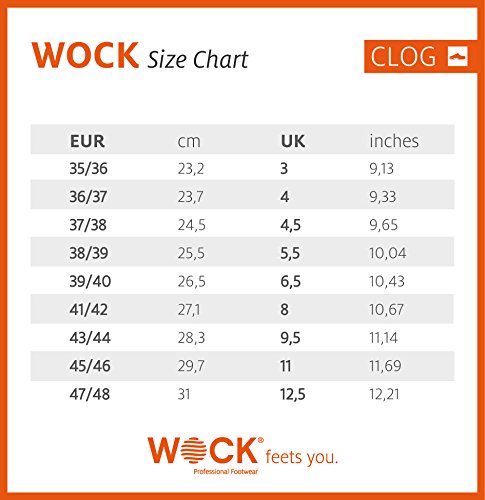 WOCK Clog S/Tira Negro/Negro 35/36