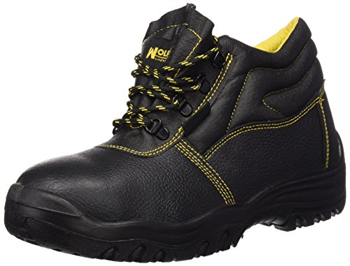 WOLFPACK LINEA PROFESIONAL 15018030 Botas Seguridad S3 Piel Negra Wolfpack Nº 42