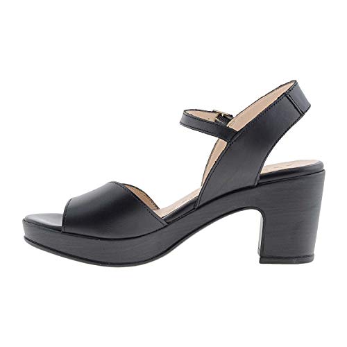 Wonders F-5873-P Sandalias Tacón Alto en Piel Talla: 38 Color: Negro