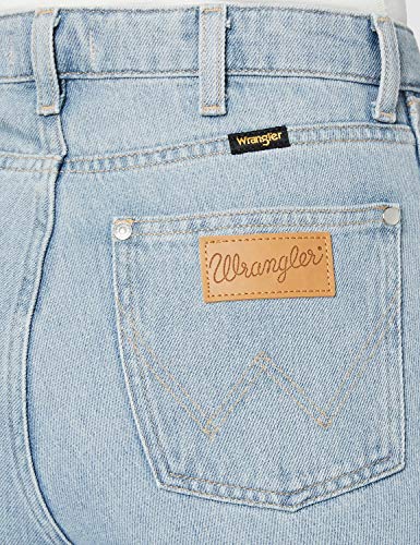 Wrangler Retro Vaqueros Straight, Azul (Ice Blue 72b), 32 W/ 32 L para Mujer