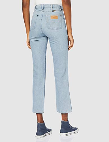 Wrangler Retro Vaqueros Straight, Azul (Ice Blue 72b), 32 W/ 32 L para Mujer