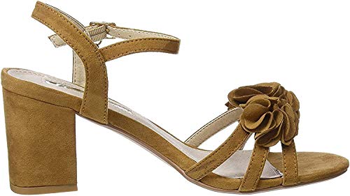 XTI 30714, Sandalia con Pulsera para Mujer, Marrón (Camel), 39 EU