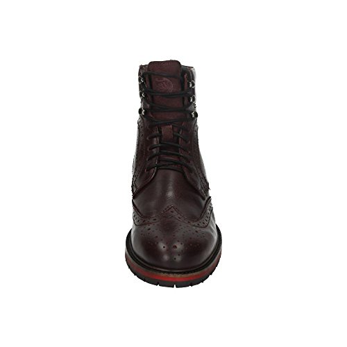 XTI 46314 Bota DE Piel XTI Hombre Botas-Botines Burdeos 45