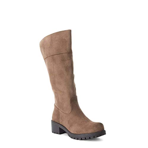 XTI Bota Motera BAS033979 para Mujer Marrón 36