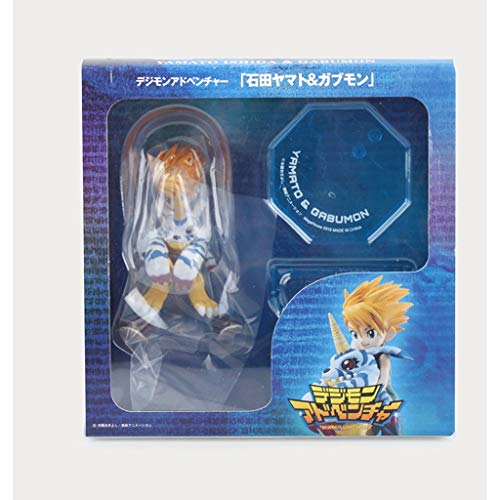 Yanshangqi Digimon Adventure: Yamato Ishida y Gabumon GEM Figura PVC - 4,13 Pulgadas