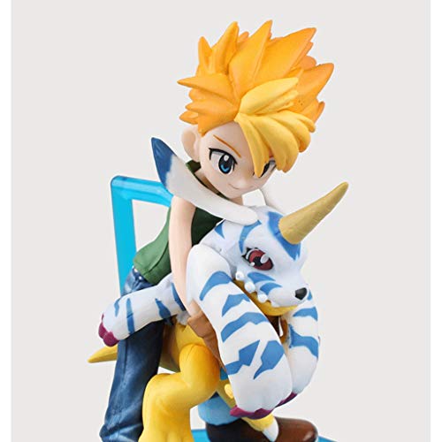 Yanshangqi Digimon Adventure: Yamato Ishida y Gabumon GEM Figura PVC - 4,13 Pulgadas