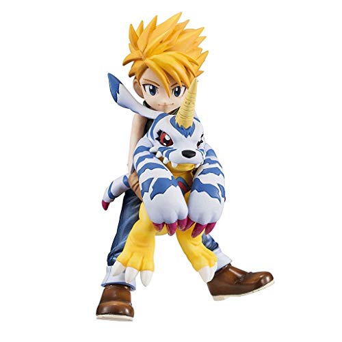 Yanshangqi Digimon Adventure: Yamato Ishida y Gabumon GEM Figura PVC - 4,13 Pulgadas