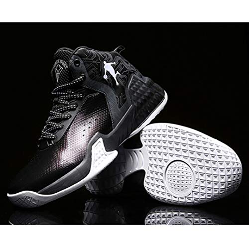 Zapatillas de Baloncesto Botas de Entrenamiento de caña Alta para Hombre Zapatillas de Deporte Antideslizantes Antideslizantes Absorción de Golpes