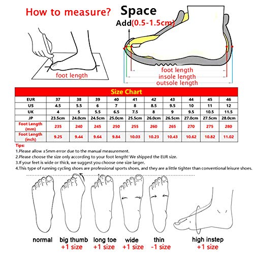 Zapatillas de Ciclismo MTB para Hombres Mujer Zapatillas De Bicicleta de Montaña Zapatillas Ciclismo Carretera Antideslizantes Respirables Calzado de Ciclismo