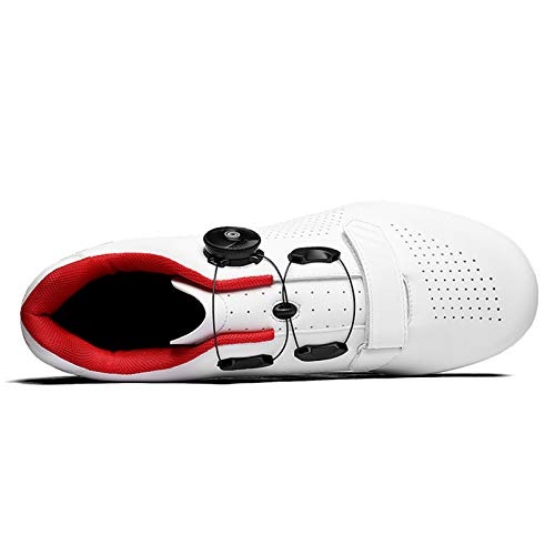 Zapatillas de Ciclismo para Hombres Mujer Zapatillas Ciclismo Carretera Zapatillas de Bicicleta de Carretera Antideslizantes Respirables Zapatillas de Ciclismo MTB