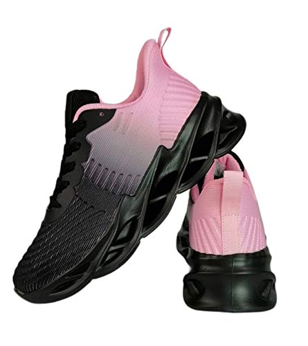 Zapatillas Deportivas Mujer Ligeras Flexibles y Confortables Máxima Amortiguación Zapatillas para Correr Running Fitness Gimnasio Baile Caminar (Numeric_39)