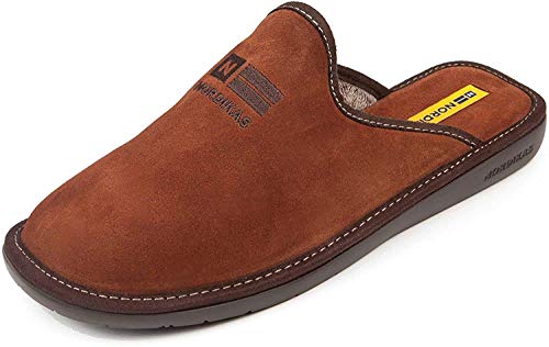 Zapatillas Nordikas Hombre (45, Afelpado Cacao)