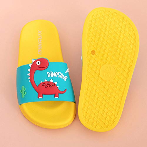 Zapatos de Playa y Piscina para Niña Niño Chanclas Sandalias Mujer Verano Antideslizante Zapatillas casa Hombre Zapatillas de Animal (Azul, Numeric_24)