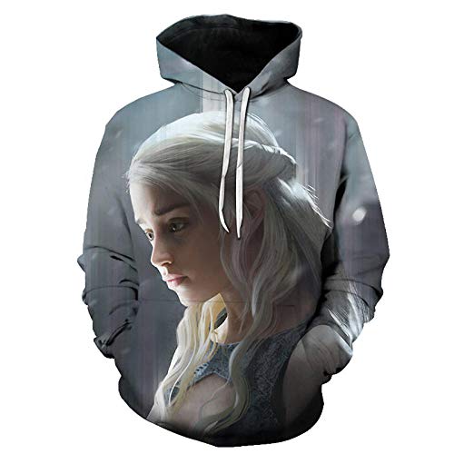 2020 Nuevo Juego De Tronos Direwolf Hombres Sudaderas con Capucha Mujer Sudadera Moda Loog Manga con Capucha Tops Abrigo De Talla Grande S-6Xl-Wnt071_L