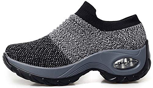 2020 Zapatos cuña Mujer Zapatillas de Deportivas Plataforma Mocasines Primavera Verano Planas Ligero Tacon Sneakers Cómodos Zapatos para Mujer