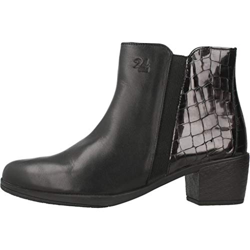 24 Horas Botas Mujer 24678 para Mujer Negro 38 EU