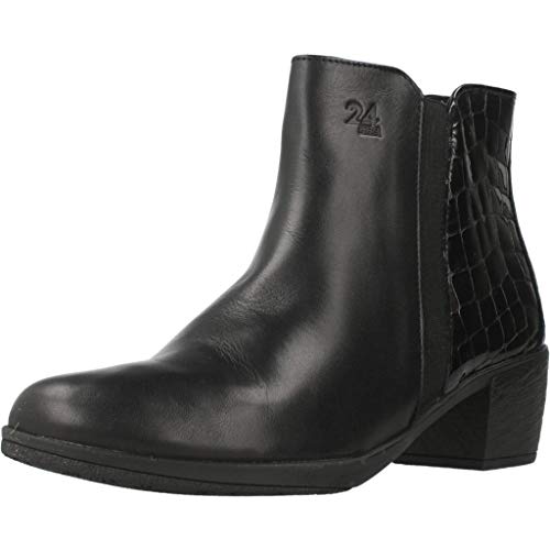 24 Horas Botas Mujer 24678 para Mujer Negro 38 EU