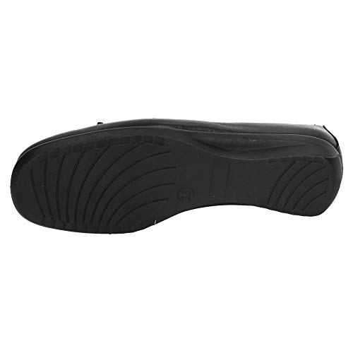 48 HORAS 110401/01 Manoletinas DE Piel Mujer Zapatos MOCASÍN Negro 36