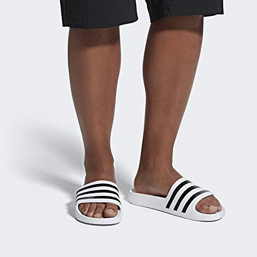 adidas Adilette Aqua, Slide Sandal Unisex Adulto, Footwear White Core Black Footwear White, 38 EU