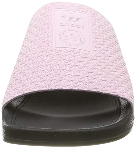 adidas Adilette Luxe W, Zapatos de Playa y Piscina Mujer, Rosa (Clear Pink/Core Black/Gold Met. Clear Pink/Core Black/Gold Met.), 39 EU