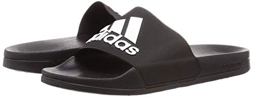 Adidas Adilette Shower - Chanclass de Playa y Piscina para Hombre, Negro, 44 1/2 EU