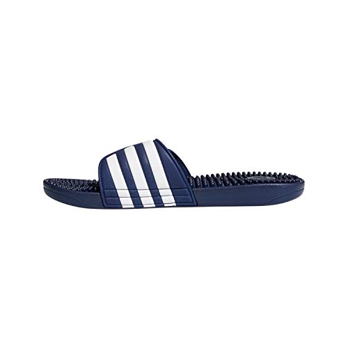 Adidas Adissage Zapatos de playa y piscina Unisex adulto, Azul (Azul 000), 43 EU (9 UK)