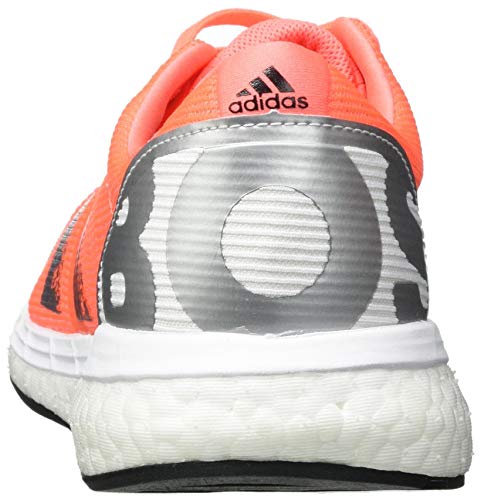 Adidas Adizero Boston 8 w, Zapatillas para Correr Mujer, Signal Coral/Silver Met./FTWR White, 39 1/3 EU