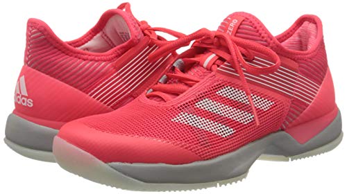 adidas Adizero Ubersonic 3 Allcourtschuh Damen-Koralle, Grau, Zapatillas de Tenis Mujer, Gris, 43 1/3 EU