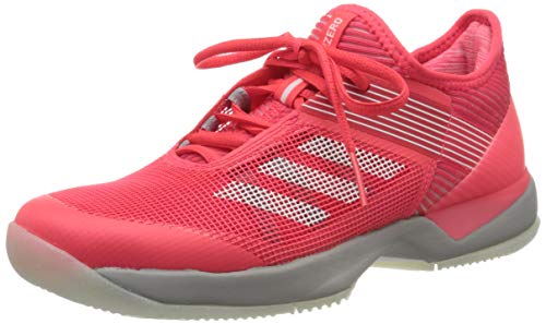 adidas Adizero Ubersonic 3 Allcourtschuh Damen-Koralle, Grau, Zapatillas de Tenis Mujer, Gris, 43 1/3 EU