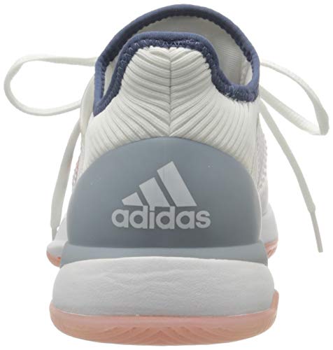 adidas Adizero Ubersonic 3 Allcourtschuh Damen-Weiß, Blau, Zapatillas de Tenis Mujer, Blanco, 42.5 EU