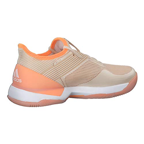 Adidas Adizero Ubersonic 3 w, Zapatillas de Tenis Mujer, Multicolor (Lino/Ftwbla/Narfla 000), 44 EU