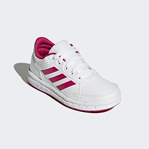 adidas Altasport Cf K, Zapatillas de Deporte Interior Unisex Niño, Blanco (Ftwr blanco /rosa / ftwr blanco), 34 EU