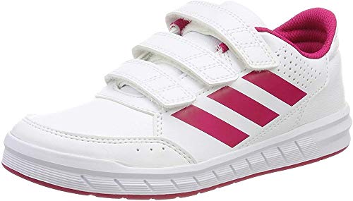 adidas Altasport Cf K, Zapatillas de Deporte Interior Unisex Niño, Blanco (Ftwr blanco /rosa / ftwr blanco), 34 EU