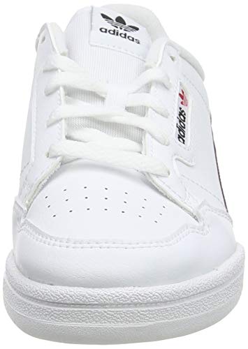 adidas Continental 80 C, Zapatillas de Deporte, Blanco (Ftwbla/Escarl/Maruni 000), 32 EU