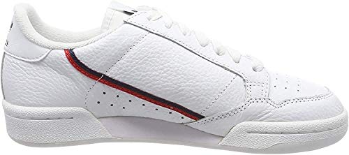 adidas Continental 80, Zapatillas de Gimnasia Hombre, Blanco (FTWR White/Scarlet/Collegiate Navy FTWR White/Scarlet/Collegiate Navy), 39 1/3 EU