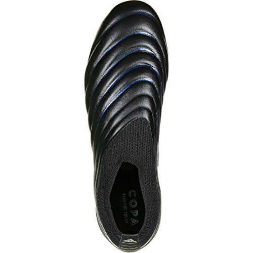 adidas Copa 19+ FG, Bota de fútbol, Core Black-Silver Metallic, Talla 8.5 UK (42 2/3 EU)