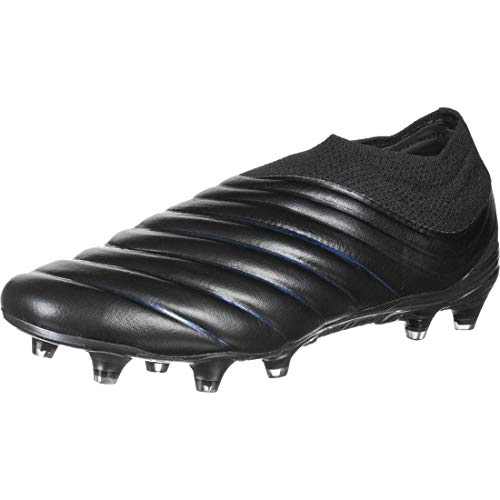 adidas Copa 19+ FG, Bota de fútbol, Core Black-Silver Metallic, Talla 8.5 UK (42 2/3 EU)