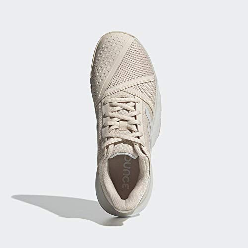 adidas Court Jam Bounce Allcourtschuh Damen-Creme, Hellgrau, Zapatillas de Tenis Mujer, Beige Gris Blanc, 42 EU