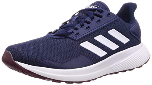 adidas Duramo 9, Zapatillas de Entrenamiento Hombre, Azul (Dark Blue/Footwear White/Maroon 0), 43 1/3 EU