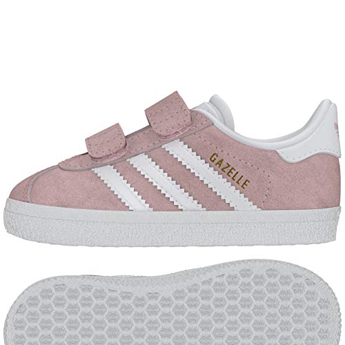 Adidas Gazelle CF I, Zapatillas Unisex niños, Rosa (Ice Pink/Footwear White/Footwear White 0), 23 EU